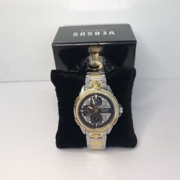 New - 💯 Original Versus VERSACE6e Arrondissement Crystal Men's WatchVSP1M1421 - Picture 9 of 11